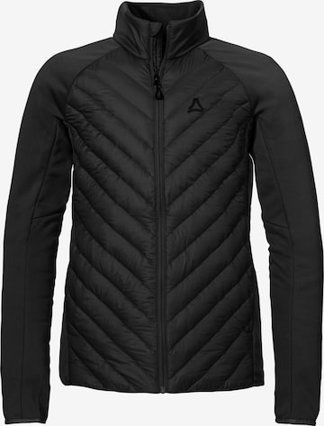 Veste en polaire fonctionnelle Schöffel en noir : devant