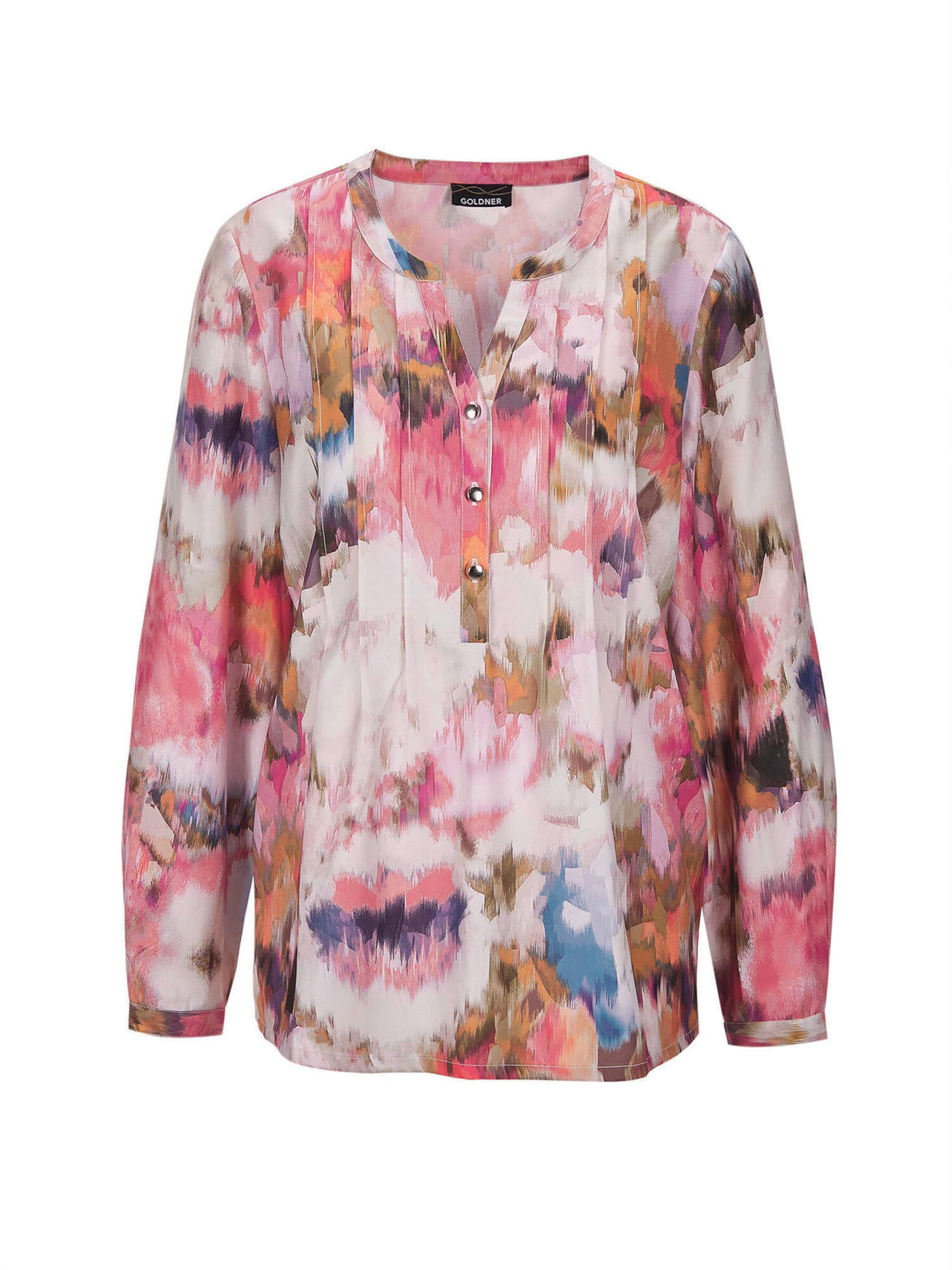 Goldner Chemisier en bleu / marron / rose clair / blanc, Vue avec produit