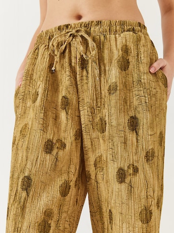 Bianco Lucci Wide Leg Bukser i grøn