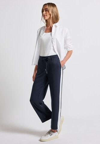 STREET ONE Loosefit Hose in Blau