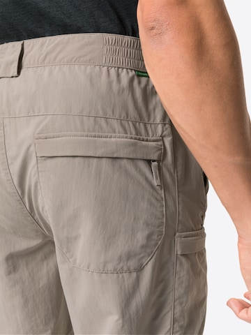 VAUDE Regular Outdoor trousers 'Farley Capri' in Beige