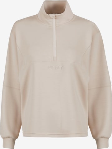 Aim'nSportska sweater majica - bež boja: prednji dio