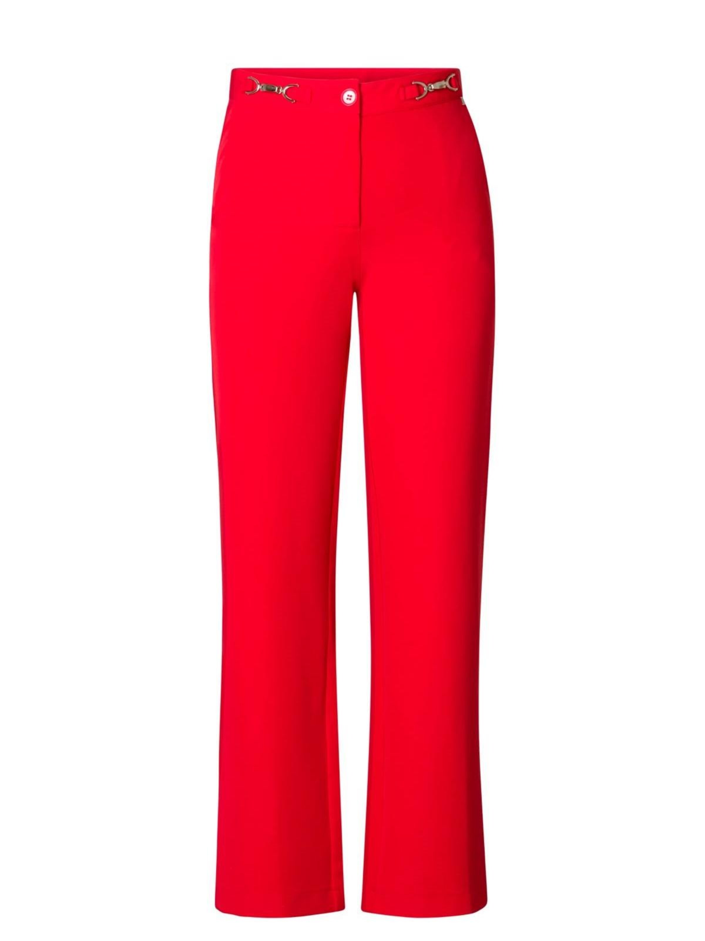 IVY BEAU Regular Broek 'IVY Beau Sally' in Rood: voorkant