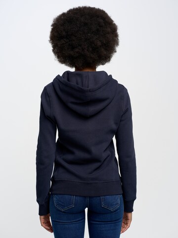 BIG STAR Zip-Up Hoodie in Blue