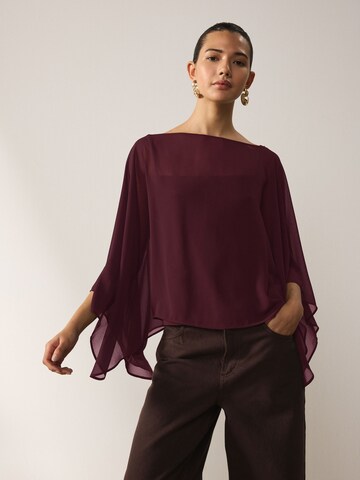 Next Bluse in Rot: Vorderseite