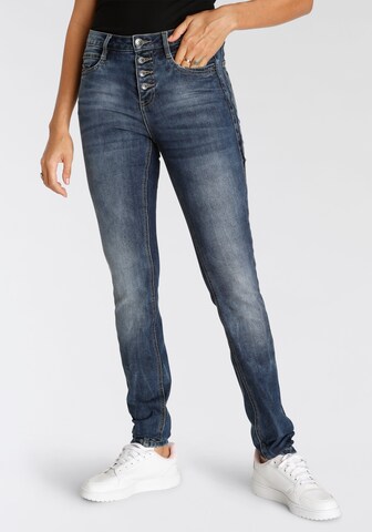 H.I.S Slim fit Jeans in Blue: front