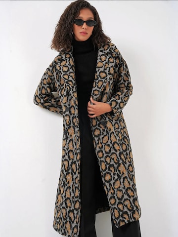 Bigdart - Sobretudo meia-estação em mistura de cores