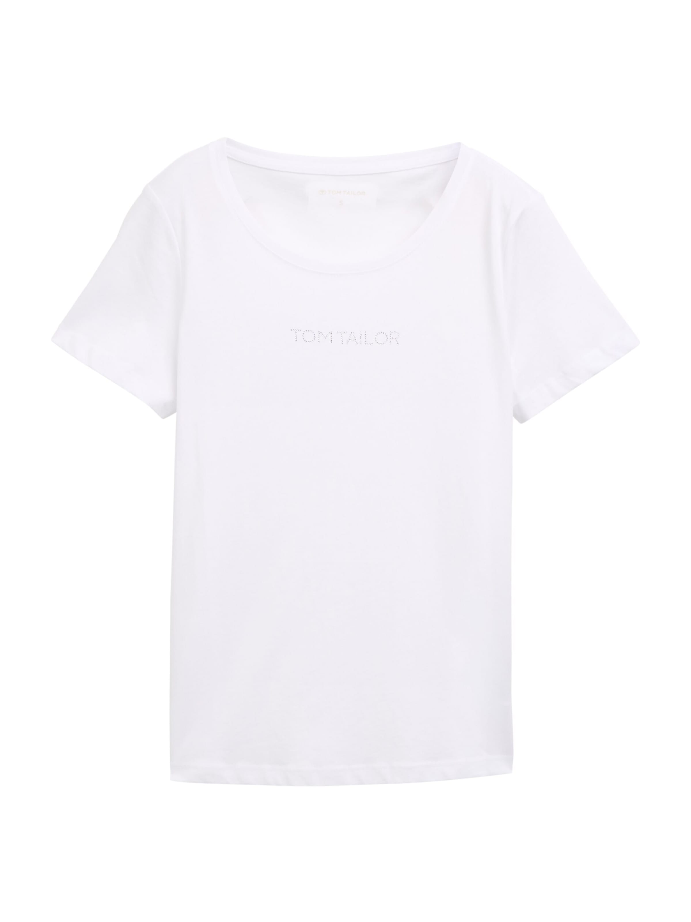 TOM TAILOR Футболка в Белый: спереди