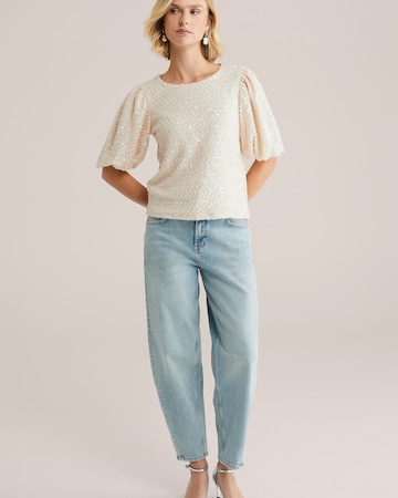 WE Fashion Paita värissä valkoinen