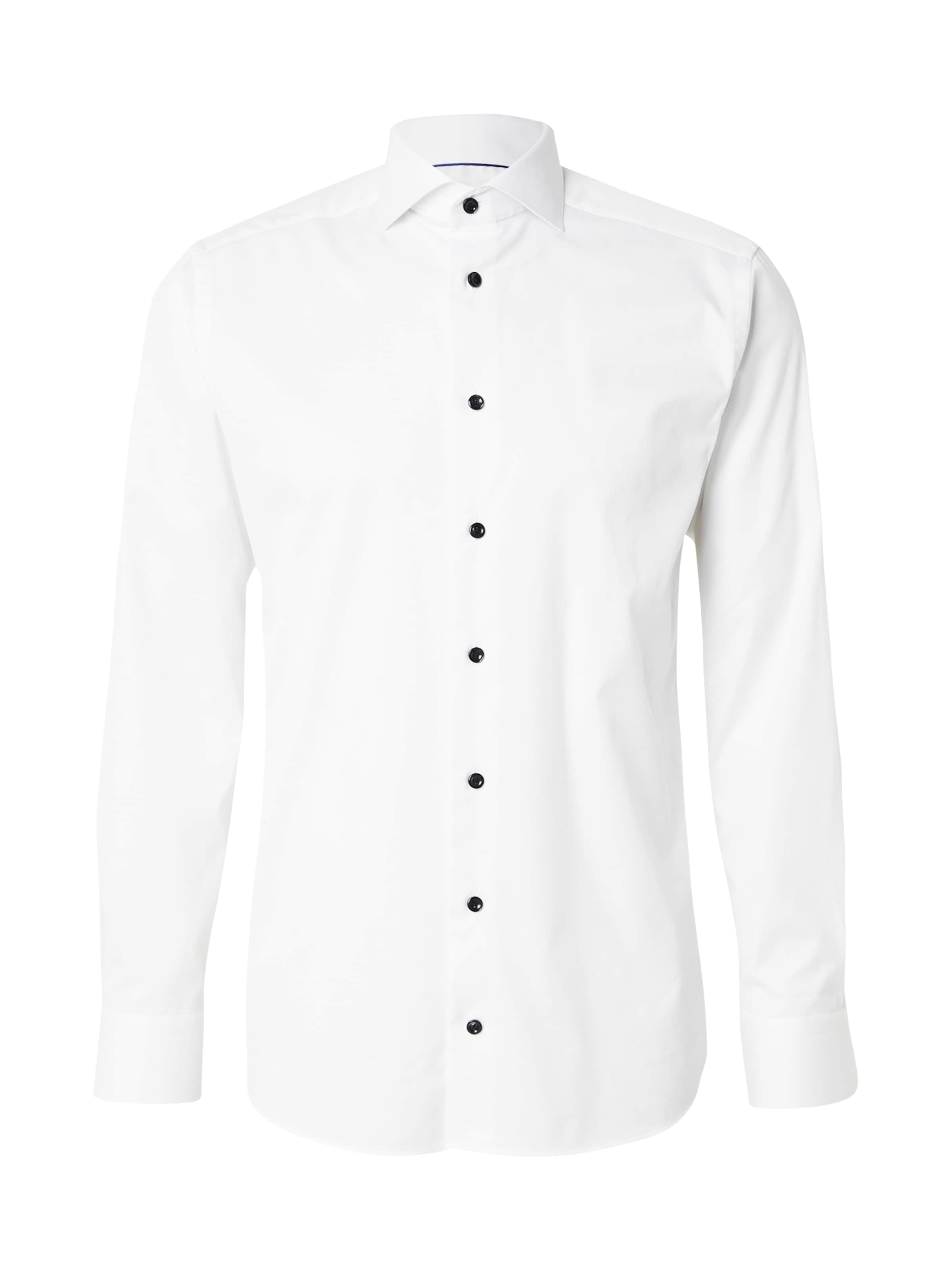 ETON Слим Рубашка в Белый: спереди