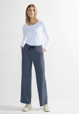 CECIL Wide Leg Hose in Blau