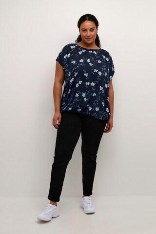 KAFFE CURVE - Blusa 'Stella' em azul