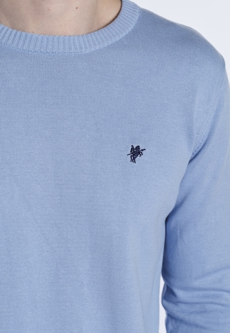 DENIM CULTURE Sweter ' NARCISO ' w kolorze niebieski