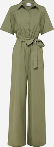 Calli Jumpsuit 'HARRIOT' in Groen: voorkant