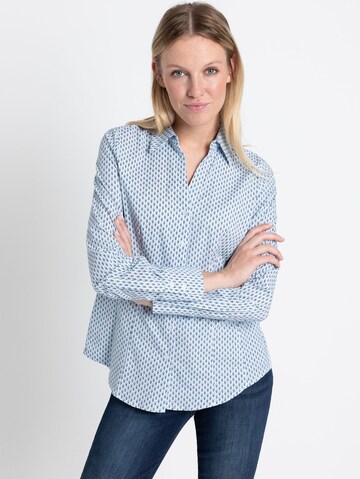 MORE & MORE Blouse 'Billa' in Blue: front