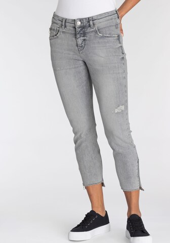 MAC Skinny Jeans in Grijs: voorkant