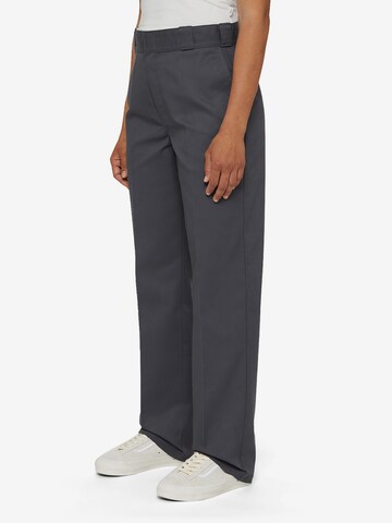 DICKIES Regular Trousers with creases '874' in Grey