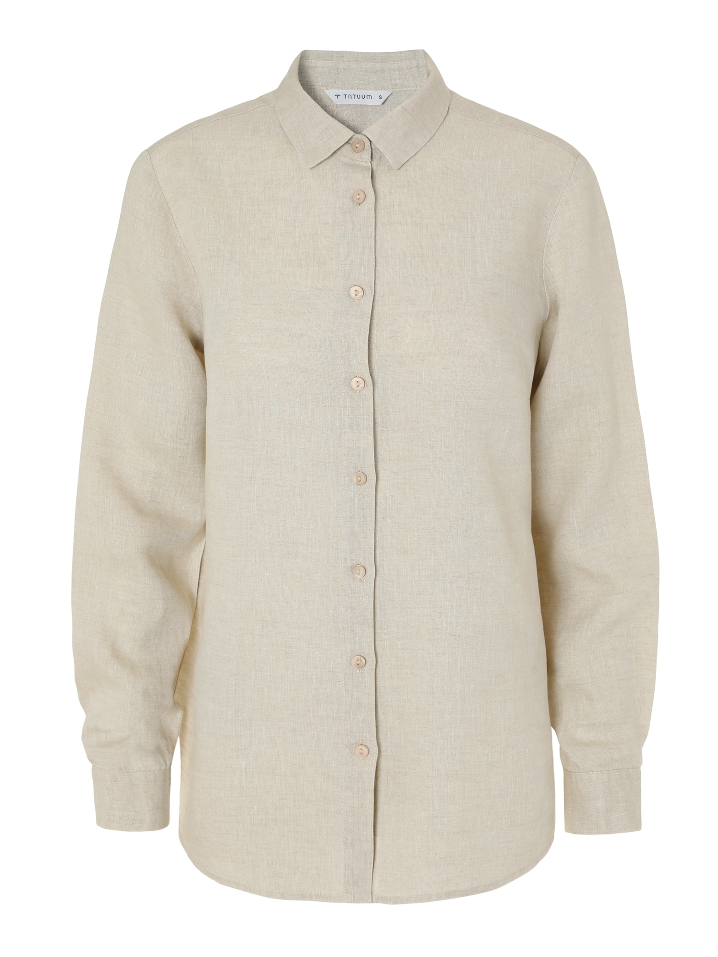 Camicia da donna 'Gonika 1' di TATUUM in beige: frontale