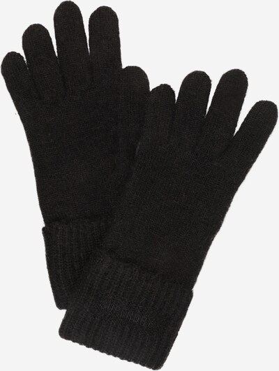 Superdry Fingerhandschuhe in schwarz, Produktansicht