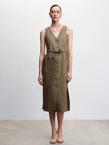 MANGO Letní šaty 'Sausalit' – zelená