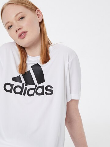 ADIDAS SPORTSWEAR Funktionsbluse 'Truestrength ' i hvid