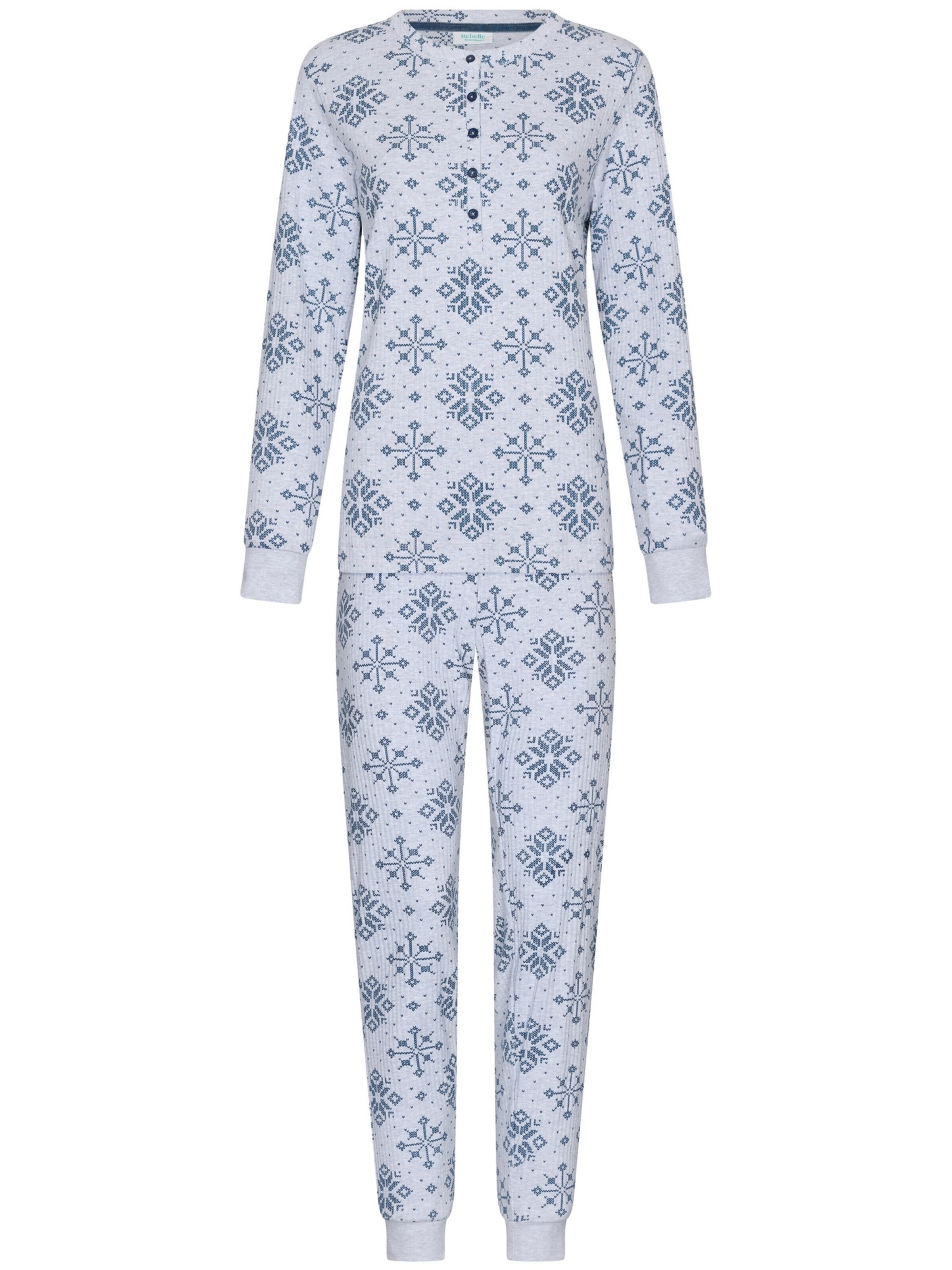 Rebelle Pajama 'Snowy Sparkles' in Blue