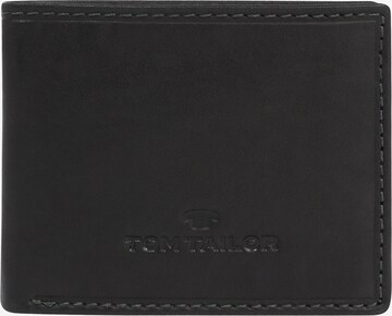 TOM TAILOR Wallet 'Lary' in Black: front