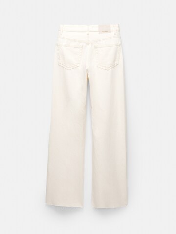 Regular Jean Pull&Bear en blanc