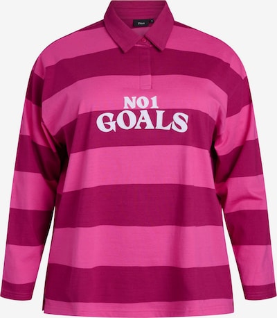 Marškinėliai 'Enilla' iš Zizzi, spalva – rožinė / avietinė / balta, Prekių apžvalga