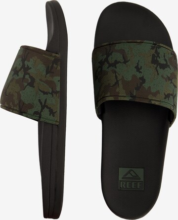 REEF Beach & Pool Shoes 'Cushion Slide' in Green