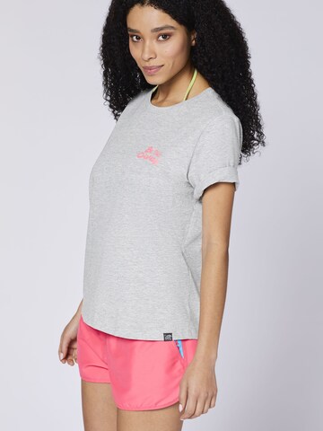 CHIEMSEE Shirt 'Mbrc The Ocean' in Grey