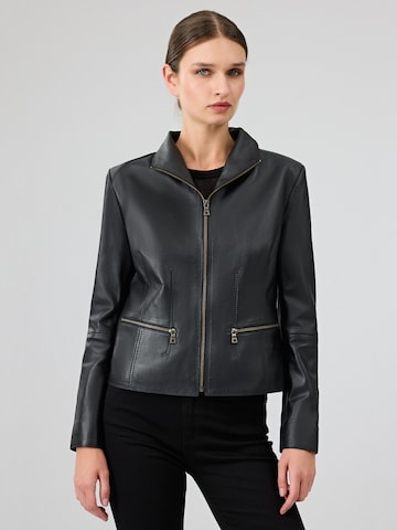 Derimod Between-season jacket in Black: front