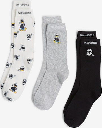 Karl LagerfeldČarape 'Disney' - siva boja: prednji dio
