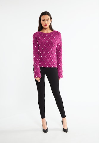 faina Sweater 'Koosh' in Pink