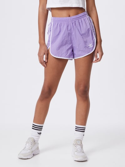 ADIDAS ORIGINALS Hlače u svijetloljubičasta / bijela, Prikaz modela