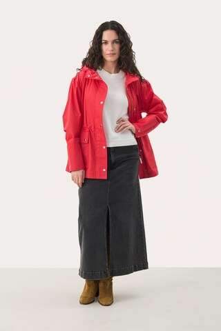 Part Two Tussenparka 'Nellike' in Rood