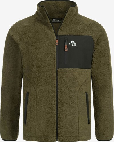 Arctic Seven Athletic Fleece Jacket '415' in Olive / Black / White, Item view