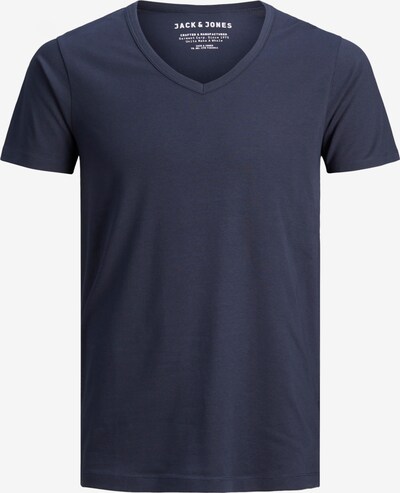 JACK & JONES T-Krekls 'BASIC V-NECK TEE S/S NOOS' tumši zils, Preces skats