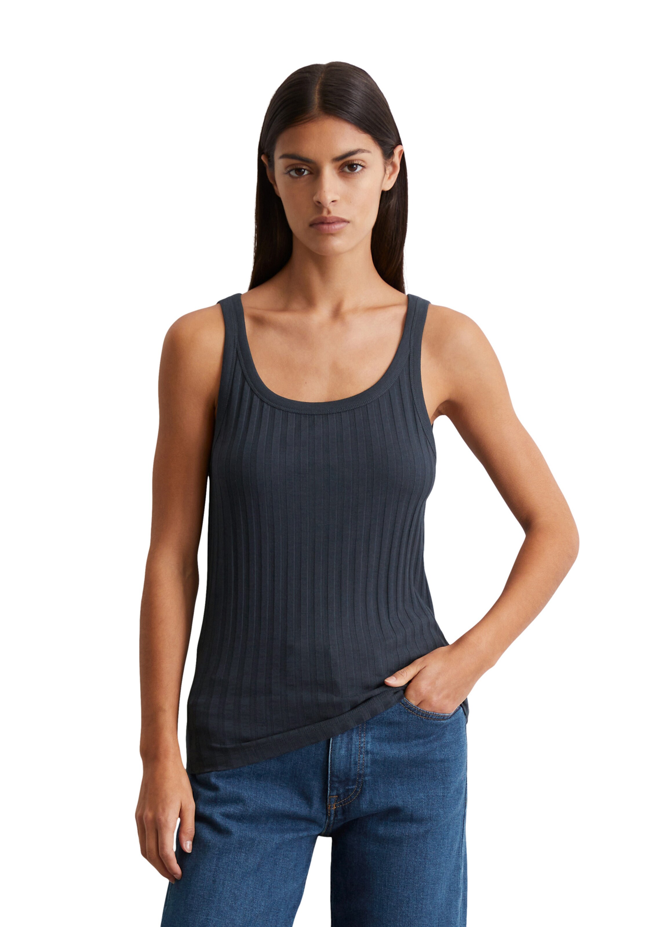 Marc O'Polo Top in Blau: Vorderseite