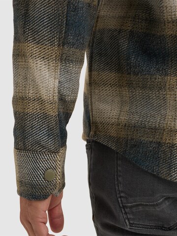 VANGUARD Regular fit Skjorta 'Overshirt with check pattern' i blå