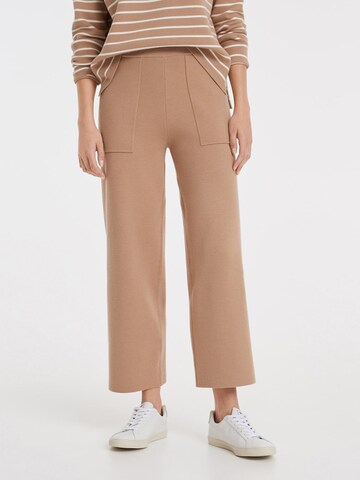 OPUS Regular Broek in Beige: voorkant