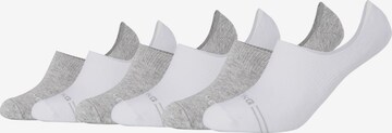MUSTANG Ankle Socks 'True Denim' in White: front