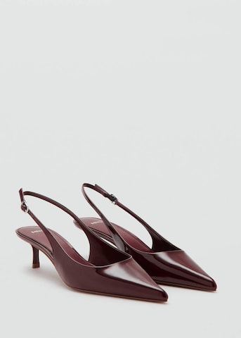 MANGO Slingback Pumps 'Circo' in Red