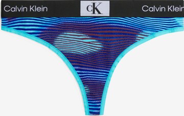 Calvin Klein Underwear Στρινγκ σε μπλε: μπροστά