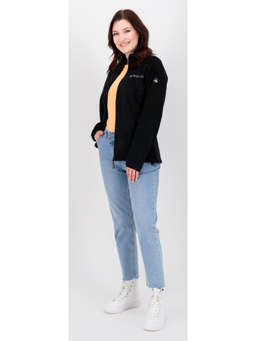 deproc Fleecejacke 'WAWA BAY' in Schwarz