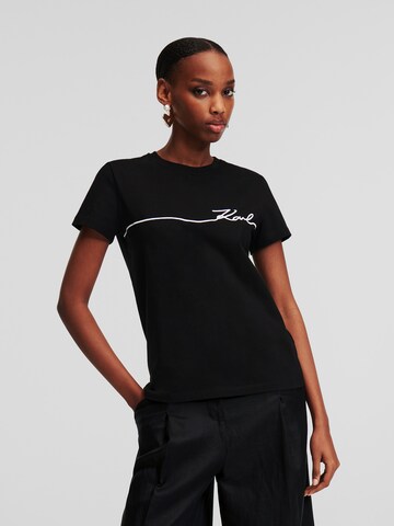 Karl Lagerfeld Shirt in Schwarz: Vorderseite