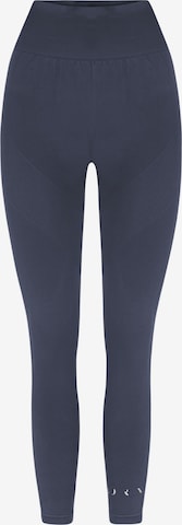 Born Living Yoga Leggings ' Keren ' in Blauw: voorkant