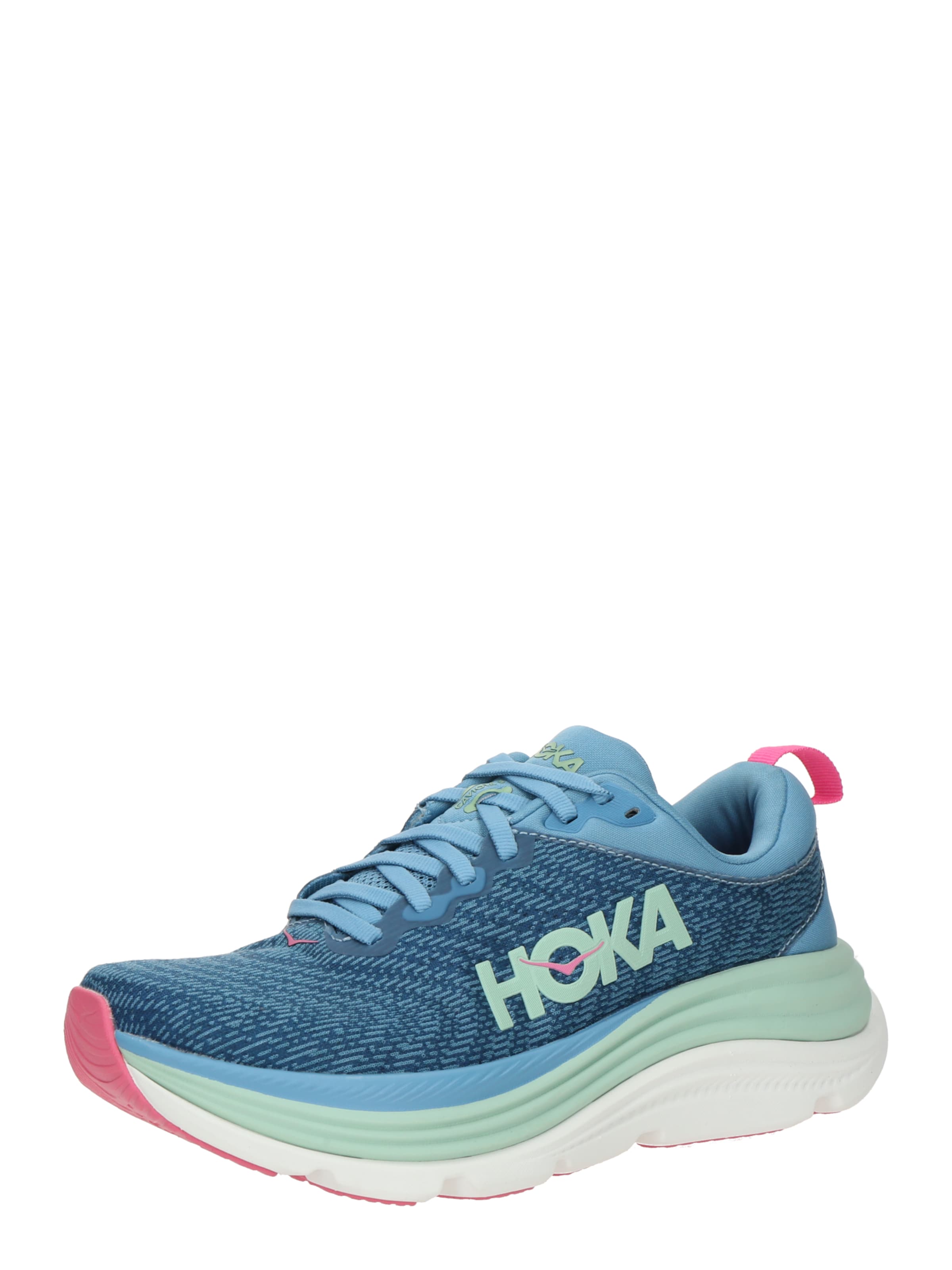 Chaussure de course 'GAVIOTA 5' HOKA en bleu : devant