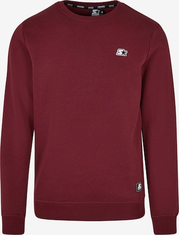 Starter Black Label Sweatshirt 'Essential' in Rood: voorkant