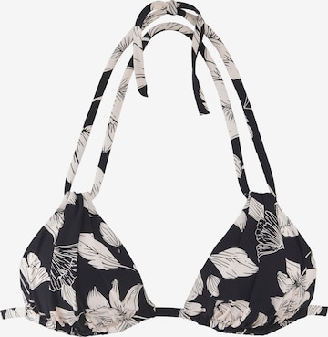 juoda s.Oliver Trikampė Bikinio viršutinė dalis 'LM': priekis